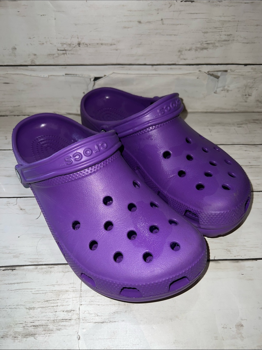 Purple Crocs W11 M9